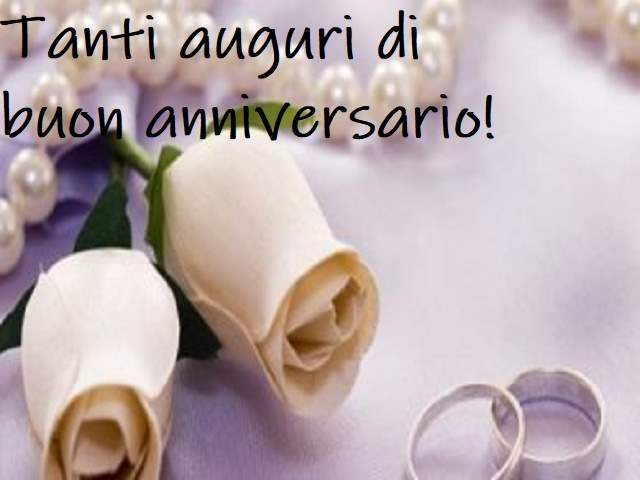 Tanti auguri di buon anniversario!