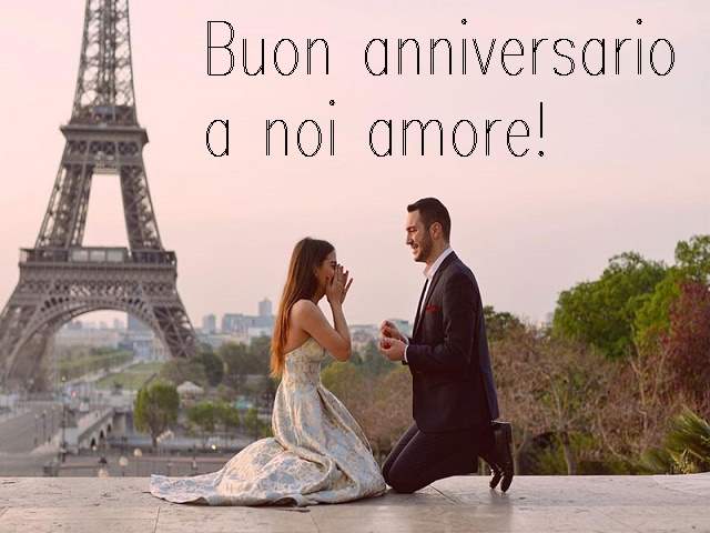 Buon anniversario a noi amore!