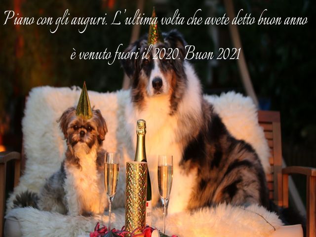 Piano con gli auguri. L’ultima volta che avete detto buon anno è venuto fuori il 2020. Buon 2021