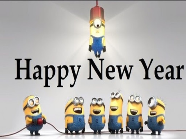 Happy new year. (Buon anno nuovo).