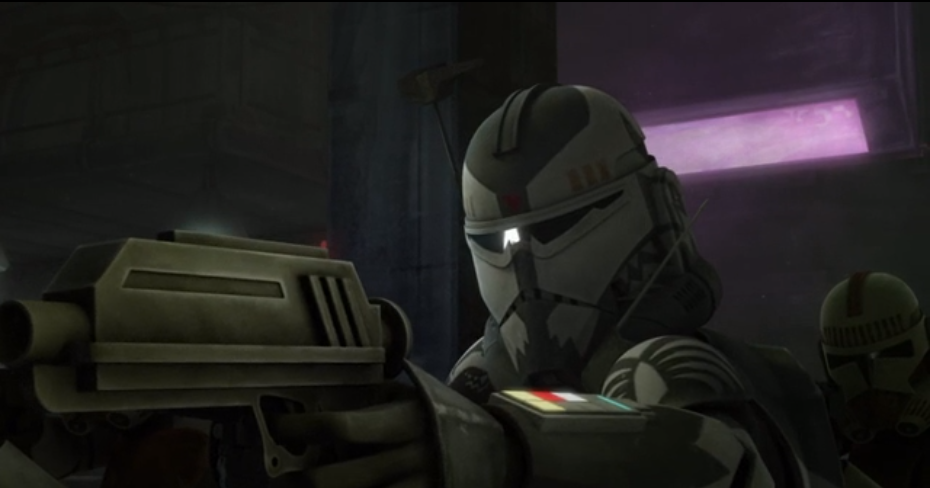Il comandante Wolffe in The Clone Wars