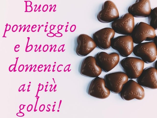 Buon pomeriggio e buona domenica ai più golosi!