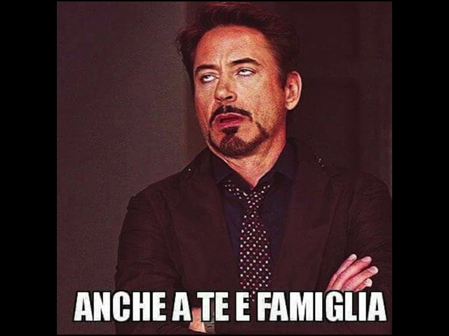Anche a te e famiglia.