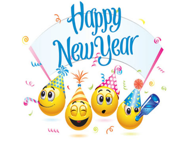 Happy new year (Buon anno nuovo).