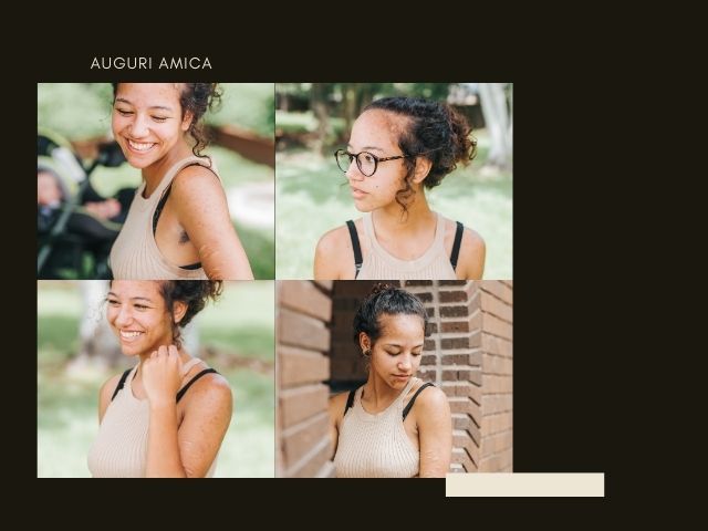 Auguri amica.