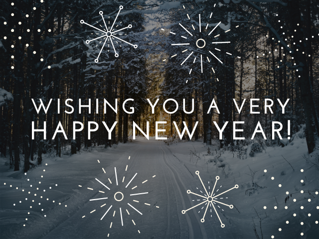 Wishing you a very happy new year! (Ti auguro un felicissimo anno nuovo!)