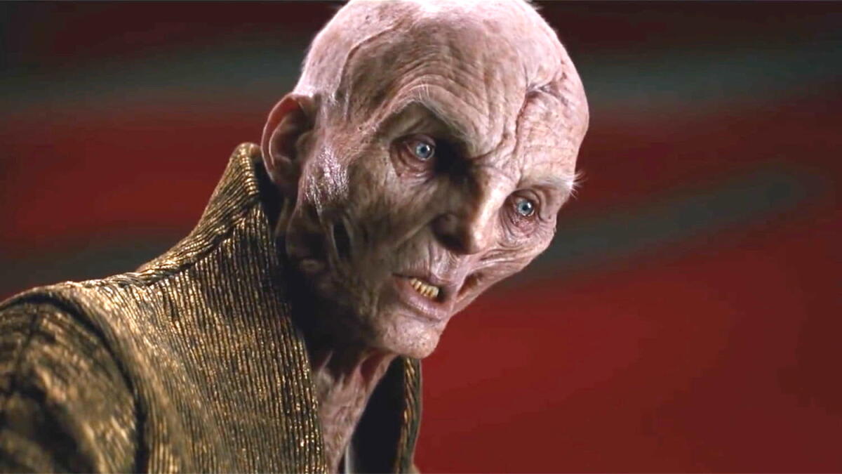 Svelati nuovi dettagli sulle origini di Snoke e il rapporto con Palpatine - Snoke ne gli ultimi Jedi