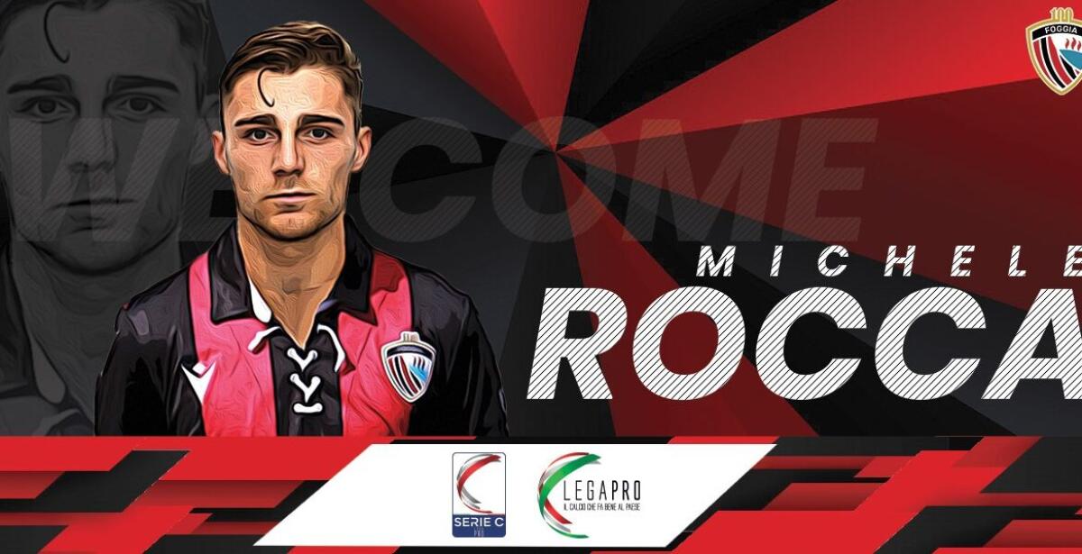 Calcio Foggia, Rocca nuovo rinforzo rossonero - Immagine in evidenza: Michele Rocca - crediti foto: sito ufficiale Calcio Foggia 1920