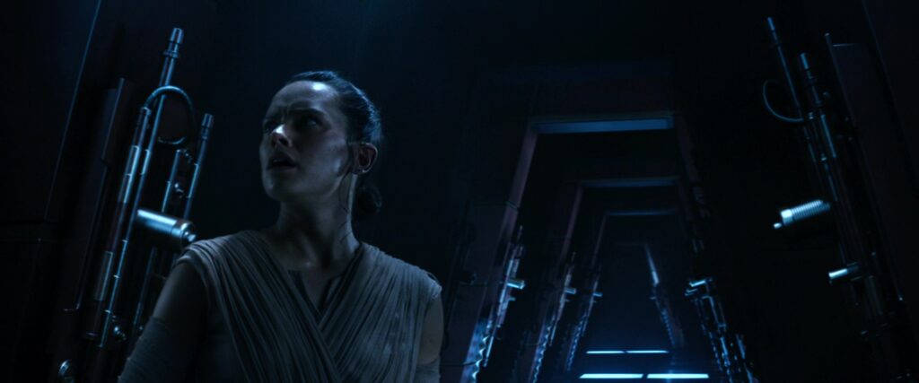 Durante la visione Rey vede Could City su Bespin