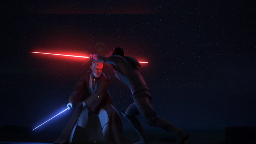 Obi-Wan Kenobi vs darth Maul