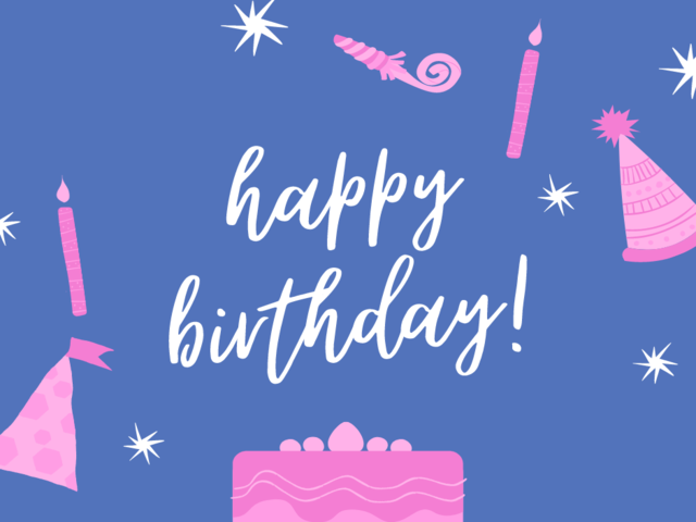 Happy birthday! (Buon compleanno!)