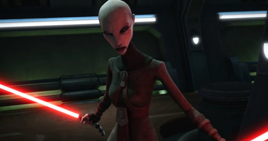 Asajj Ventress in The Clone Wars