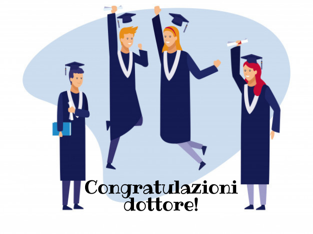 Congratulazioni dottore!