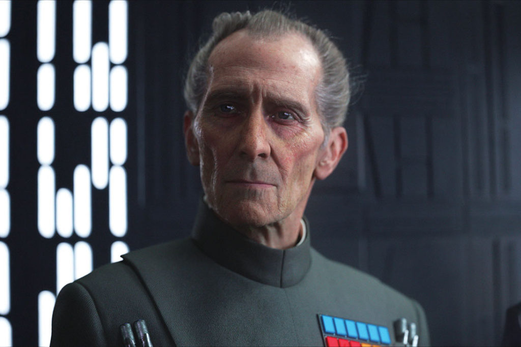 L'incredibile versione computerizzata di Tarkin in Rogue One.Da: military.com