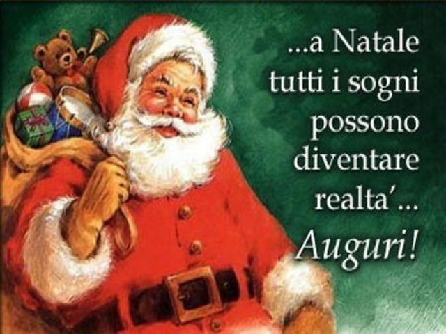 a Natale tutti i sogni possono diventare realtà... Auguri!