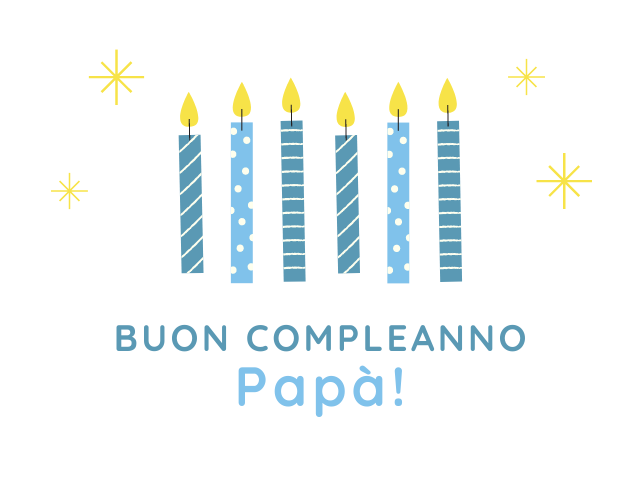 Buon compleanno papà!