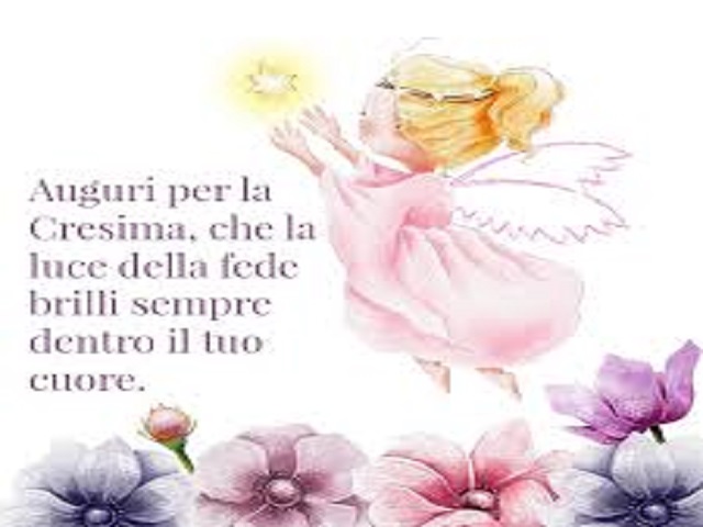 Auguri per la Cresima, che la luce della fede brilli sempre sul tuo cuore.