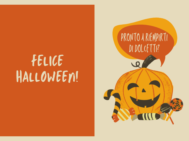 Felice Halloween! Pronto a riempirti di dolcetti?
