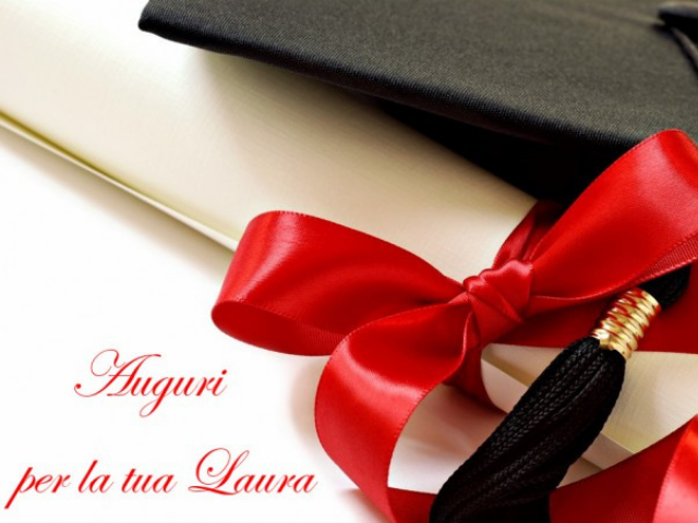 Auguri per la tua laurea
