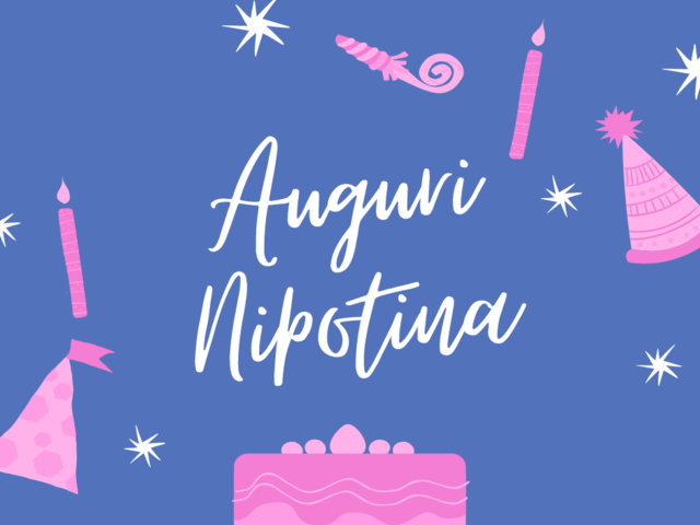 Auguri nipotina