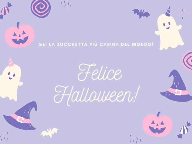 Sei la zucchetta più carina del mondo! Felice Halloween!