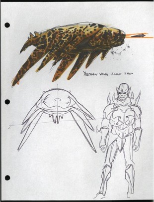 Concept degli Yuuzhan Vong per The Clone Wars