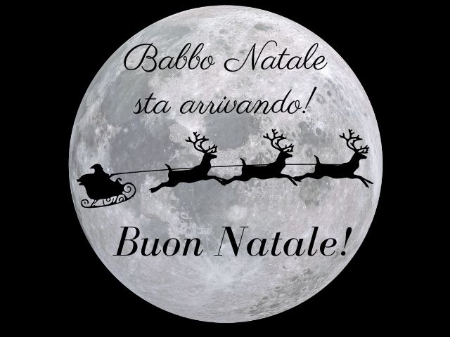 Babbo Natale sta arrivando!Buon Natale!