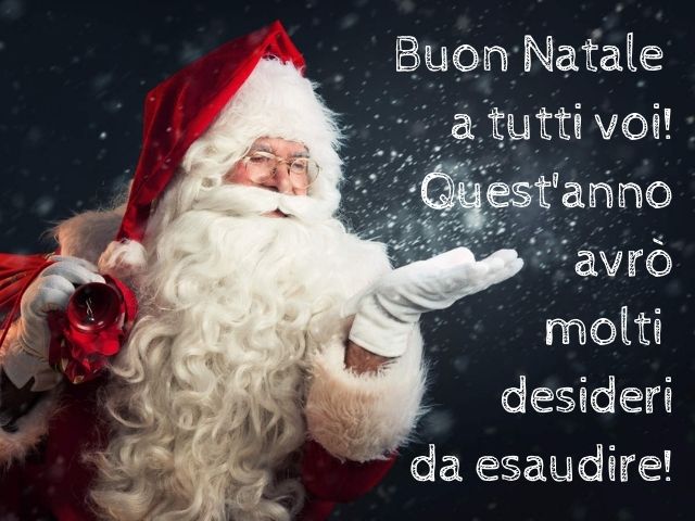 Buon Natale a tutti voi! Quest'anno avrò molti desideri da esaudire!