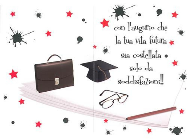 Con l'augurio che la tua vita futura sia costellata solo di soddisfazioni!!