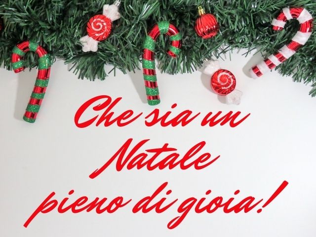 Che sia un Natale pieno di gioia!