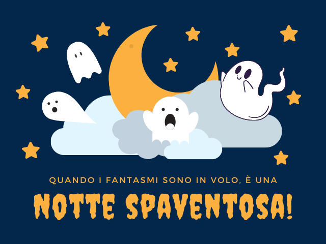 Quando i fantasmi sono in volo, è una notte spaventosa!