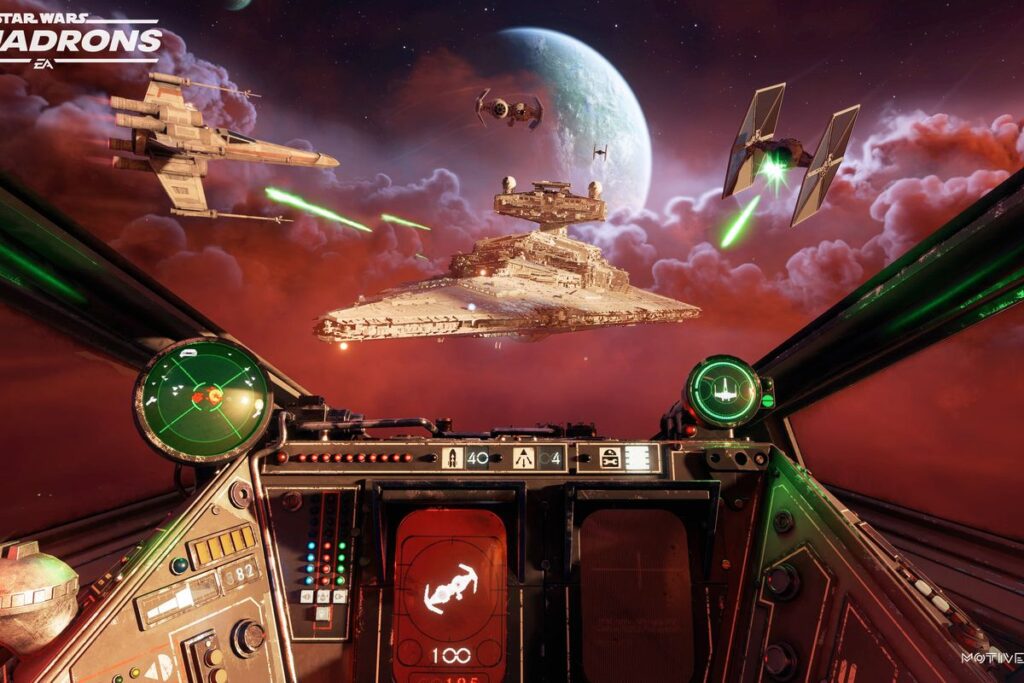 Screen del gameplay di star wars squadrons