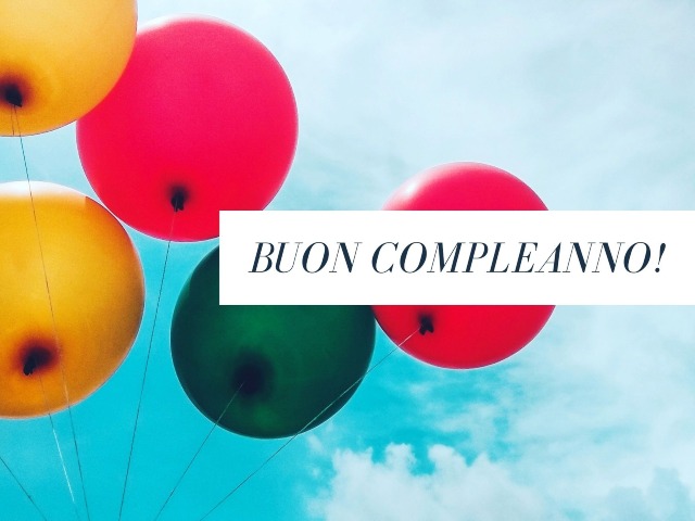 Buon compleanno!