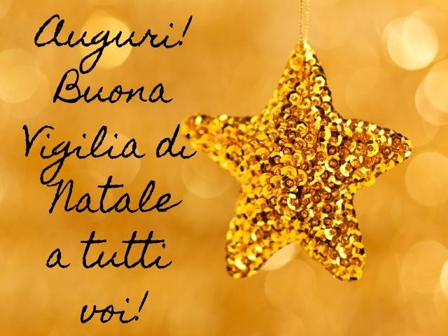 Auguri!Buona Vigilia di Natale a tutti voi!