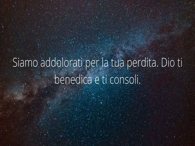 Siamo addolorati per la tua perdita. Dio ti benedica e ti consoli.
