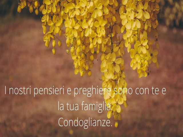 I nostri pensieri e preghiere sono con te e la tua famiglia.Condoglianze.