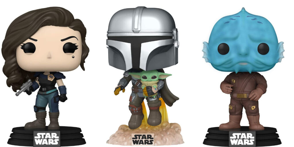 i 3 nuovi pop di the mandalorian