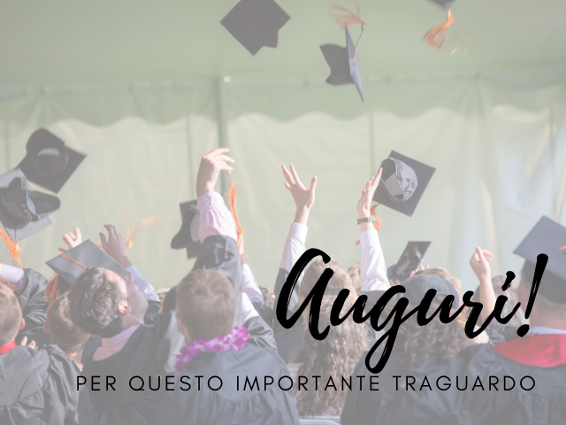 Auguri per questo importante traguardo