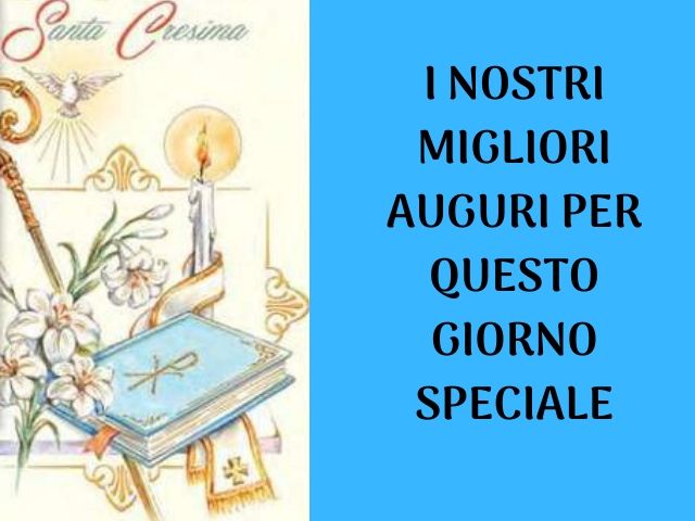 I nostri migliori auguri per questo giorno speciale