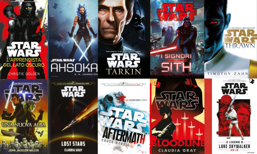 I romanzi canonici di Star Wars