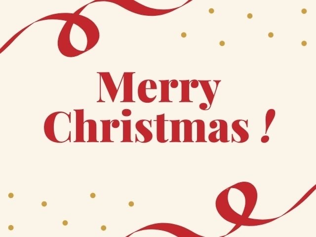 Merry Christmas. (Buon Natale).