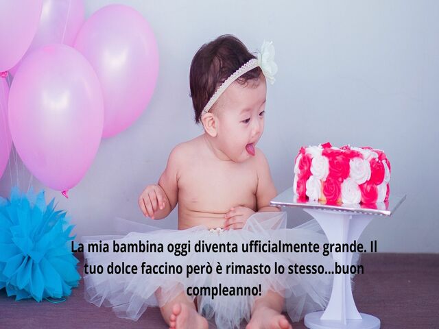 La mia bambina oggi diventa ufficialmente grande. Il tuo dolce faccino però è rimasto lo stesso...buon compleanno!