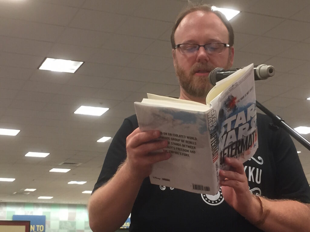 Chuck Wendig, autore del romanzo.Da: StarWars.com