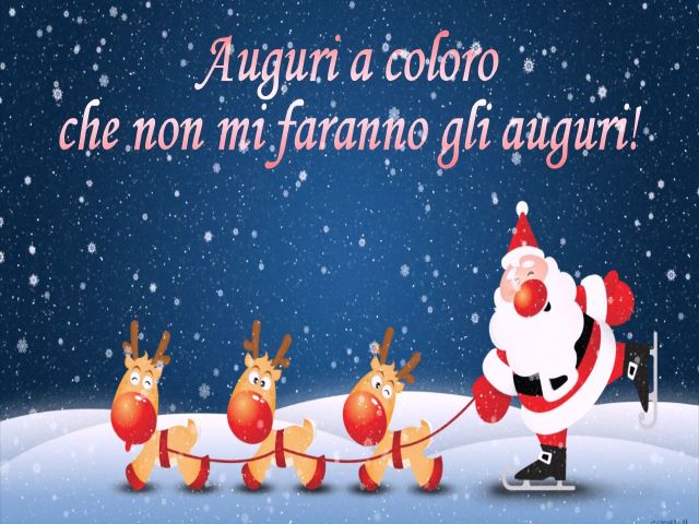 Auguri a coloro che non mi faranno gli auguri!