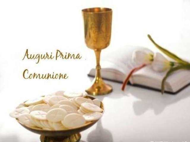Auguri Prima Comunione.