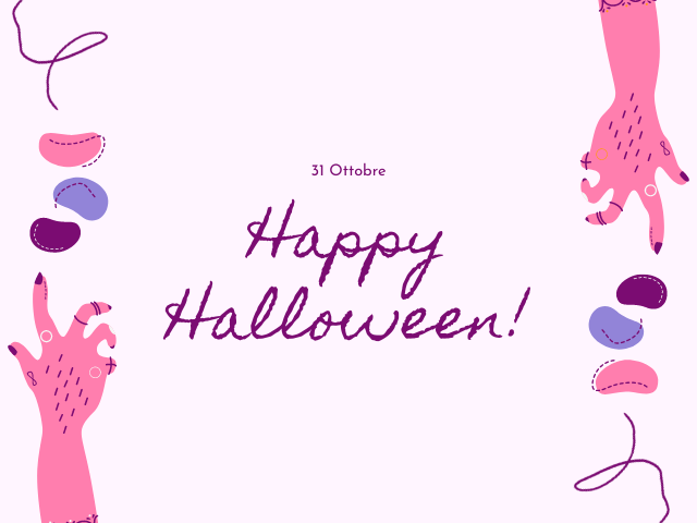 31 ottobre. Happy Halloween! (Buon Halloween)