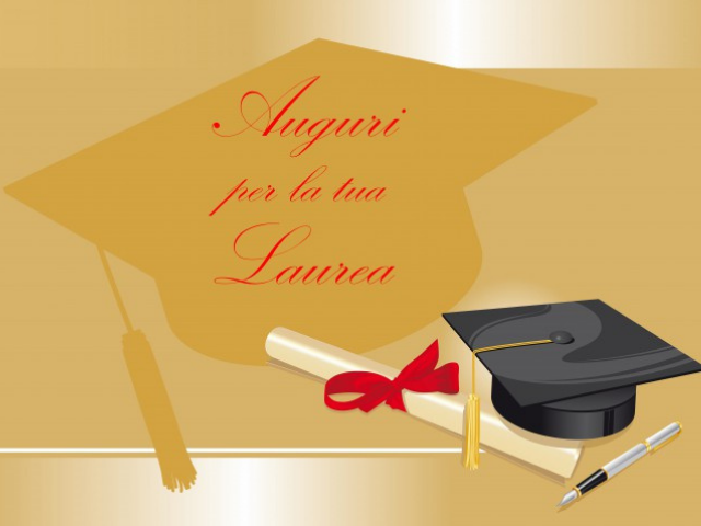 Auguri per la tua laurea
