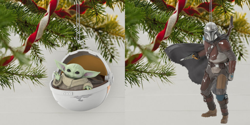 Decorazioni Natalizie di The Mandalorian del Bambino