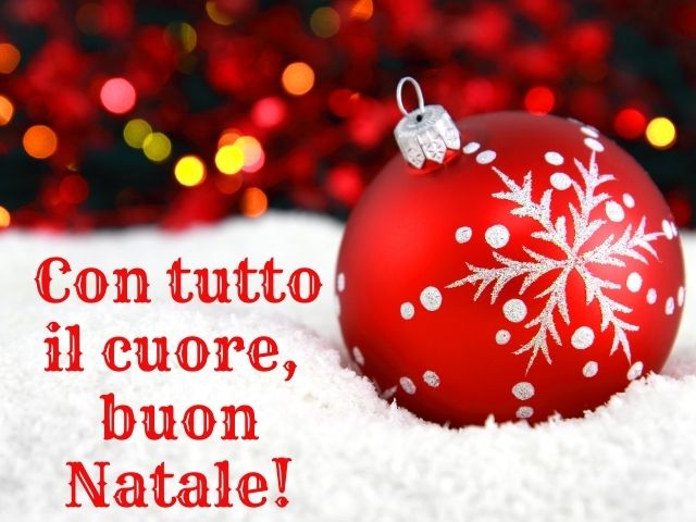 Con tutto il cuore, buon Natale!