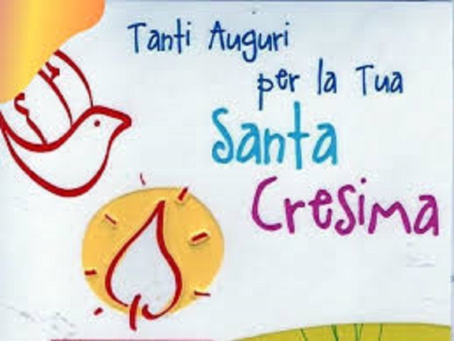Tanti auguri per la tua Santa Cresima